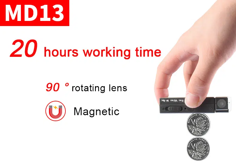 90度可轉動長時間持久攝影機